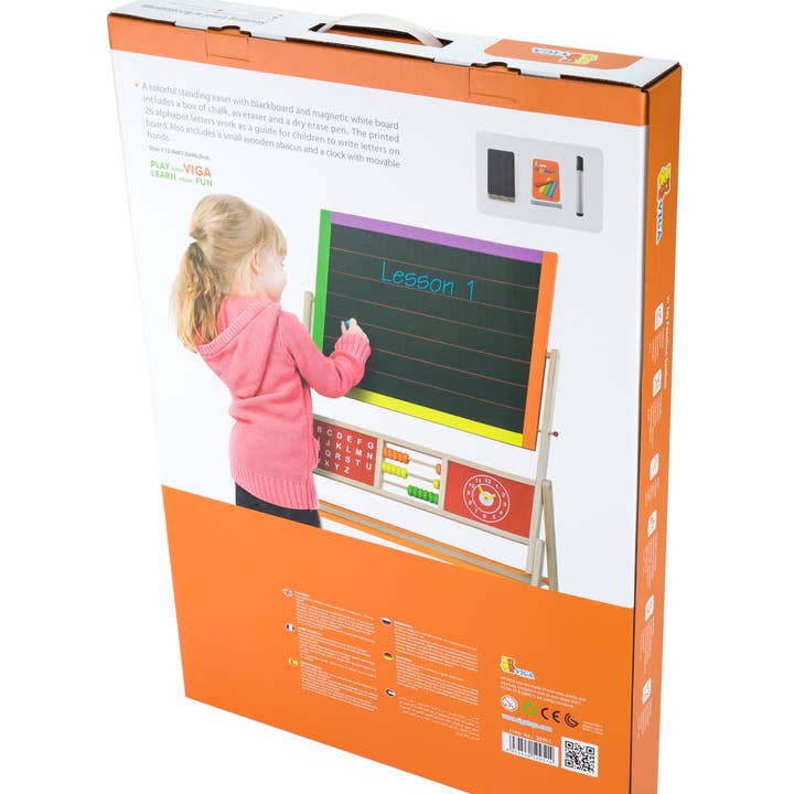 Trade Toys Limited – wholesale Easel – Viga Two Sided Standing Easel3