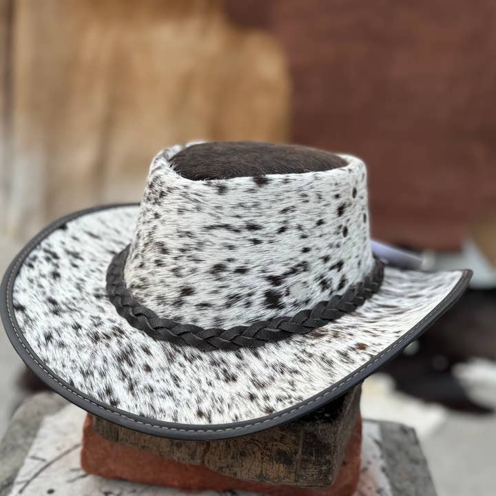 Lesa collection inc - Wholesale Cowboy Hat - Women's - Cabello Leather outback Western Hat Genuine Cow hair hat 5