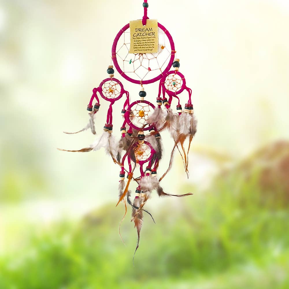 VIE - Wholesale Dream Catcher - Dream Catcher, 9cm Ring with 4 Smaller Rings7
