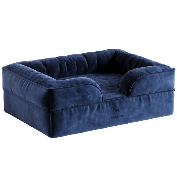Noah and paw – wholesale Pet bed – Cat/dog – Velvet Orthopedic Pet Bed, Memory Foam, Infused with Cooling Gel
