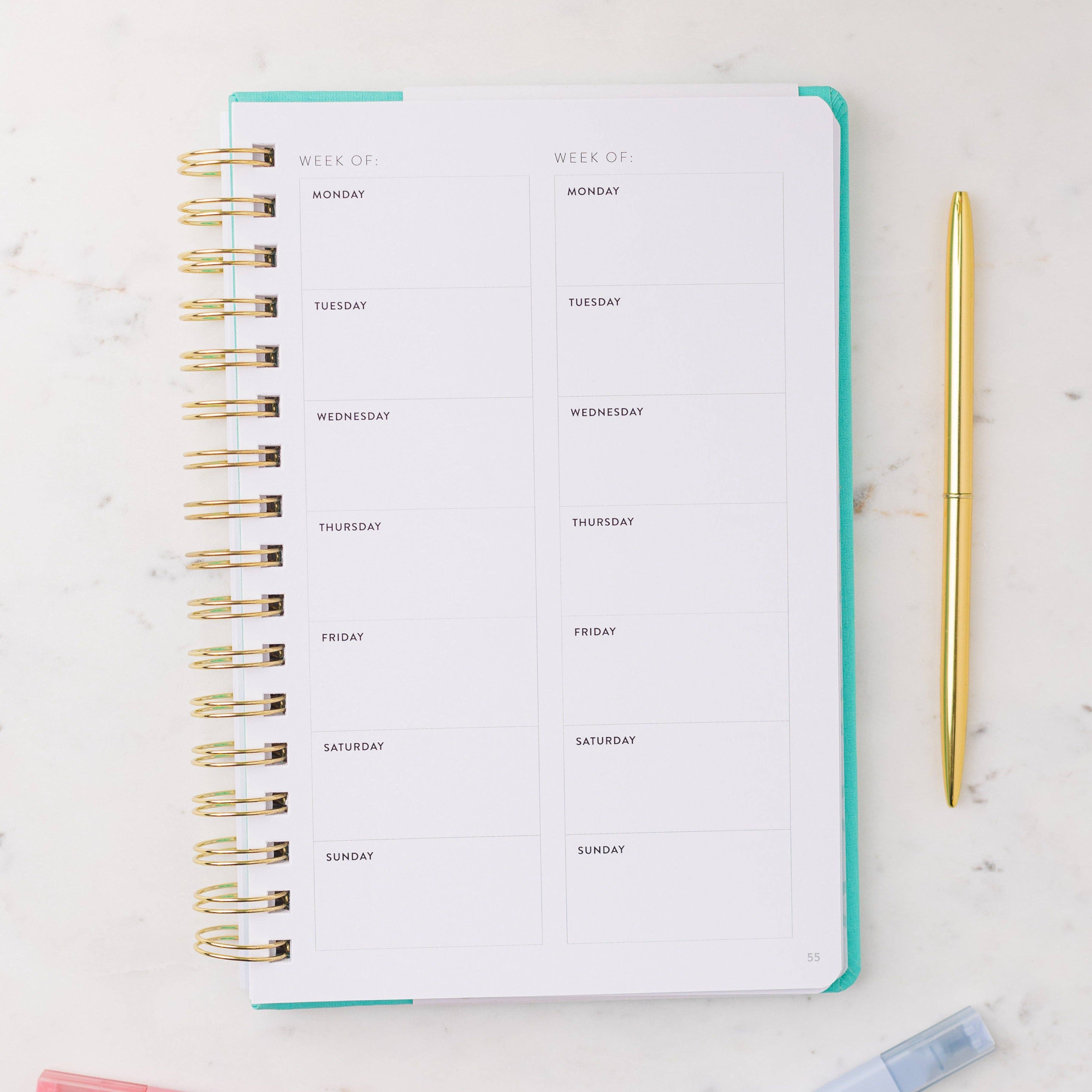 The Daily Grace Co - Vente Journal intime - Journal de planification des repas6