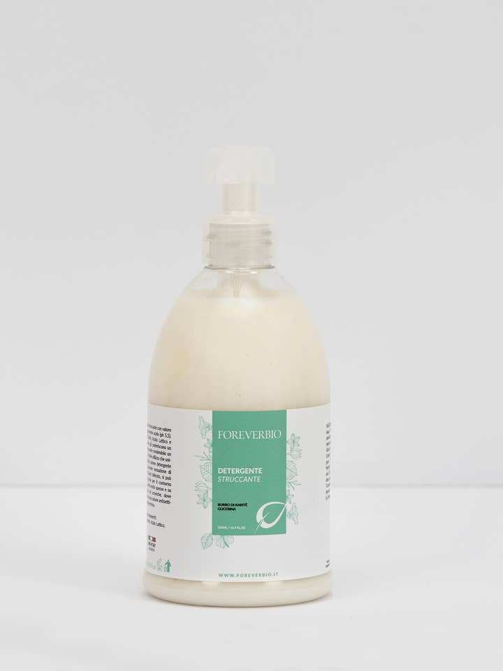 Detergente struccante 500ml; Made in Italy per la vendita all'ingrosso da parte di Foreverbio