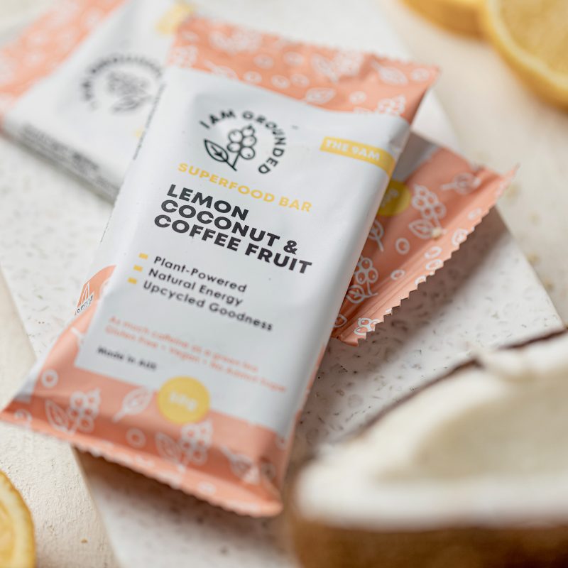 Barra De Frutas De Limon Coco Y Cafe 50 G Faire Com Espana