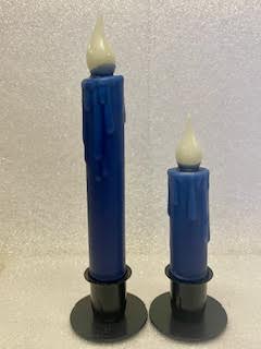 LMS Wholesale - Wholesale Taps toelopende kaars/kandelaar - Marineblauwe LED-timer kegelkaars6