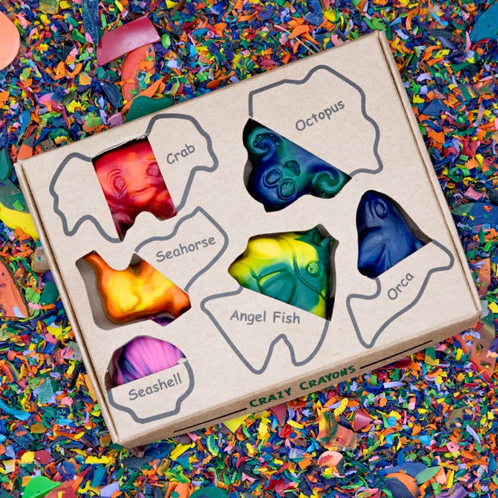 Crazy Crayons - Wholesale Crayons - Kids & Baby - Ocean Crayon Set4