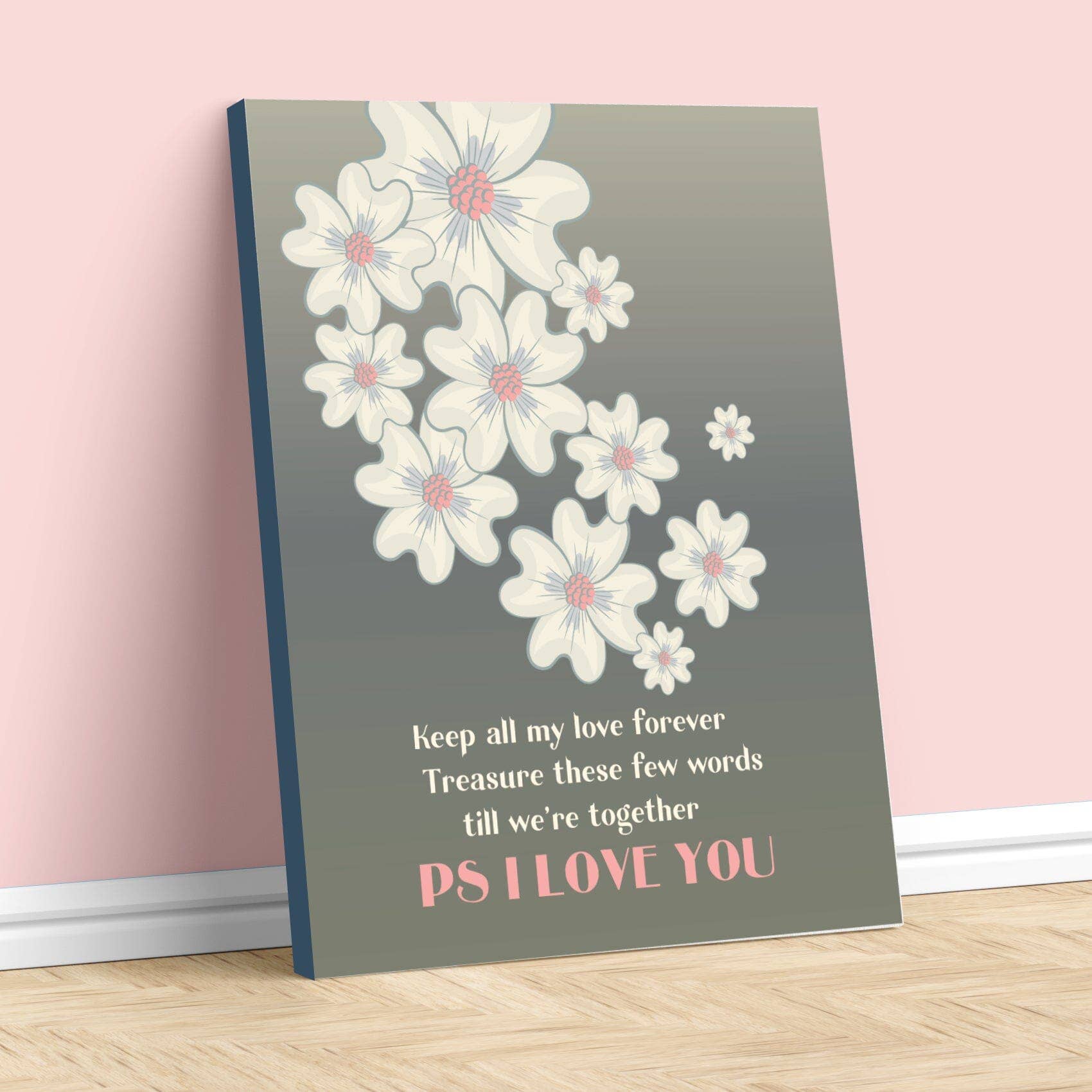 Song Lyrics Art – Engroshandel Kunsttryk – PS I Love You af Beatles - Musikmemorabilia Love Song Art5