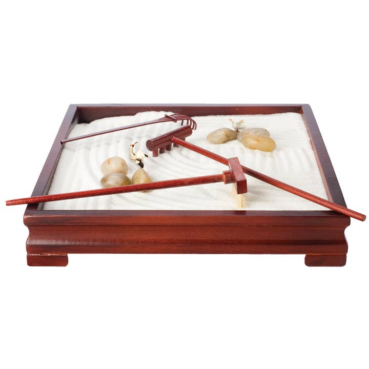 Toysmith - Wholesale Decorative Tabletop Object - Deluxe Zen Garden, Stress Relief, Desktop Toy1
