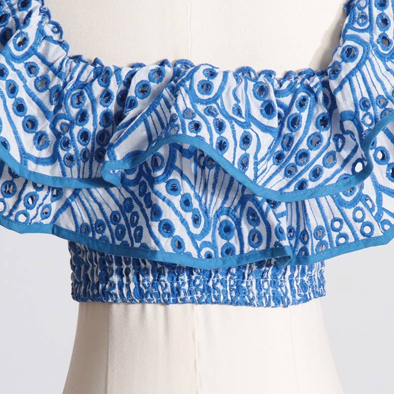 Productseeker - Wholesale Top & Skirt Set - Women's - SET044 Women Ruffle Skirt Set Mini Skirt26