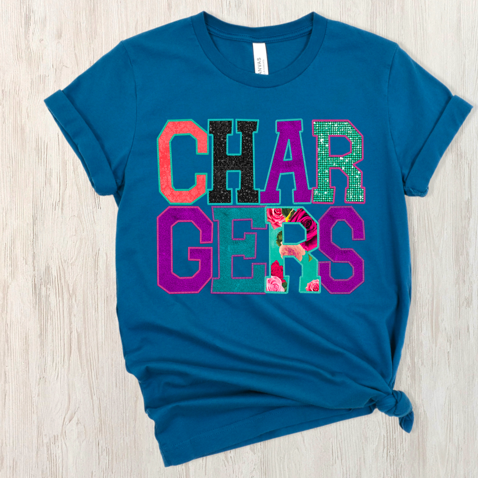 Simple Tymes - Wholesale Sublimation Transfer - Faux Appliqué Teams DTF Print16