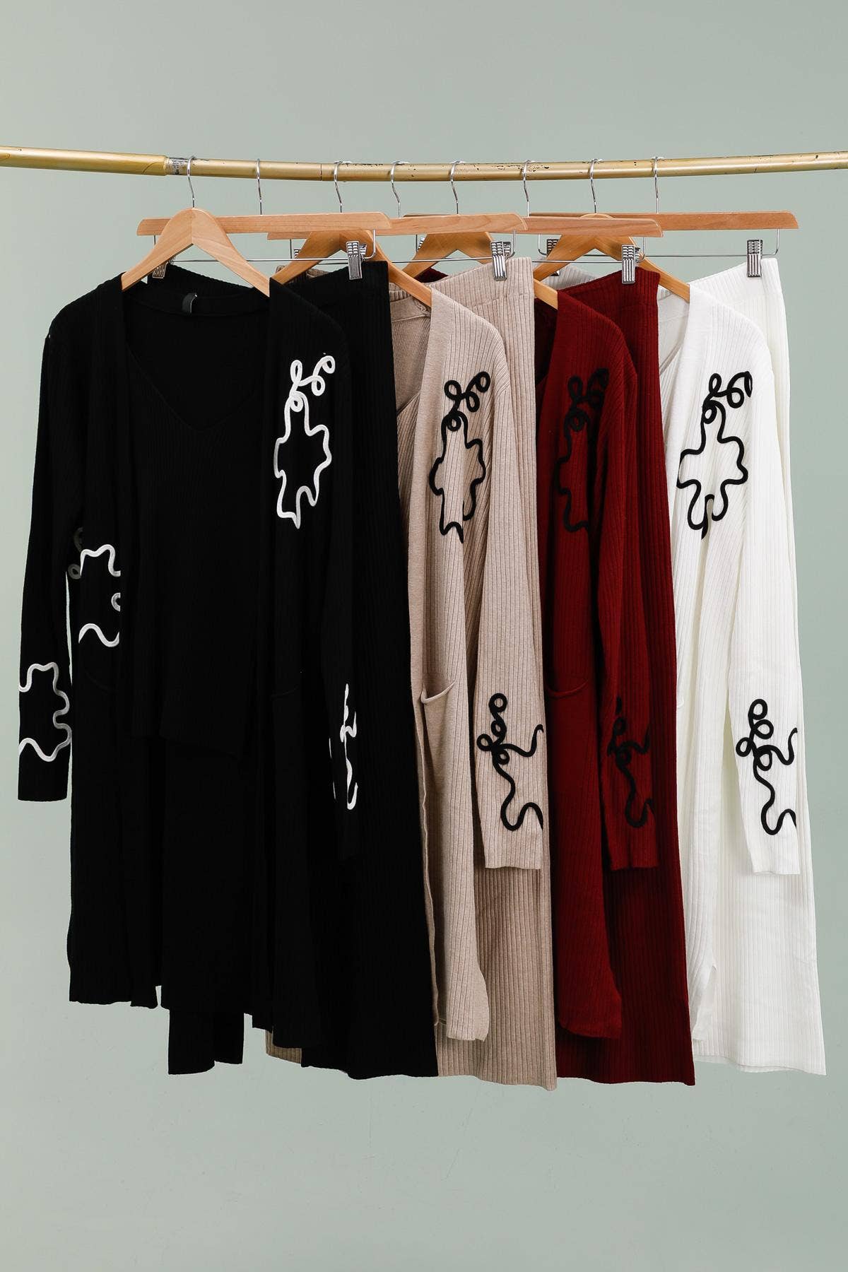 DIX-ONZE - Wholesale Lounge Set - Women's - 3-Piece Ribbed Knit Set – Elegant Comfort4