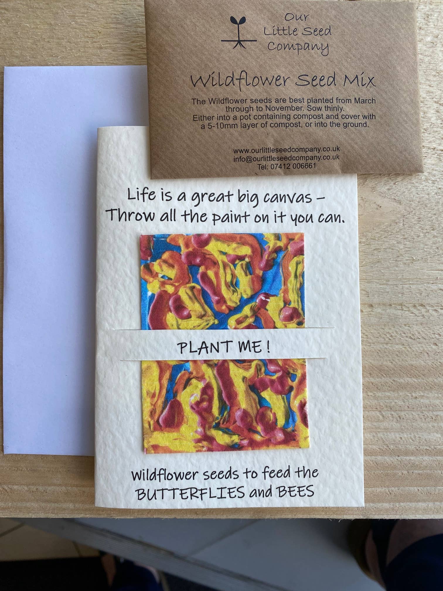 Our Little Seed Company – wholesale Vardagliga hälsningskort – Vänskap - Livet är en duk1