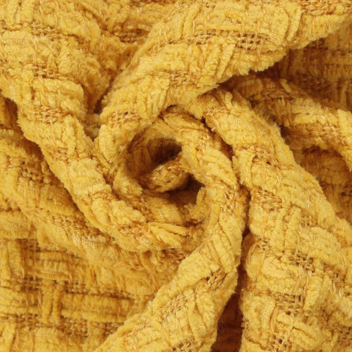 Fabstyles – wholesale Throw blanket – Fabstyles Chenille Basket Weave Throw Blanket, 50x6041