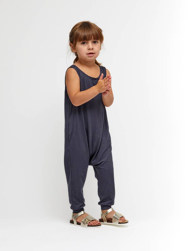 Slate Blue Mini Toddler Momper for wholesale by Momper Romper