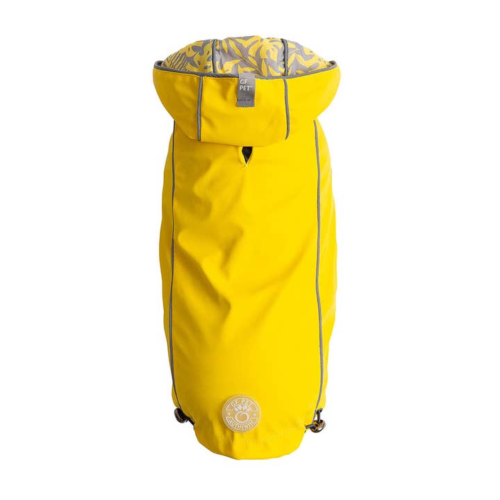 GF Pet Reversible Elasto-Fit Raincoat - Yellow for wholesale by GF Pet