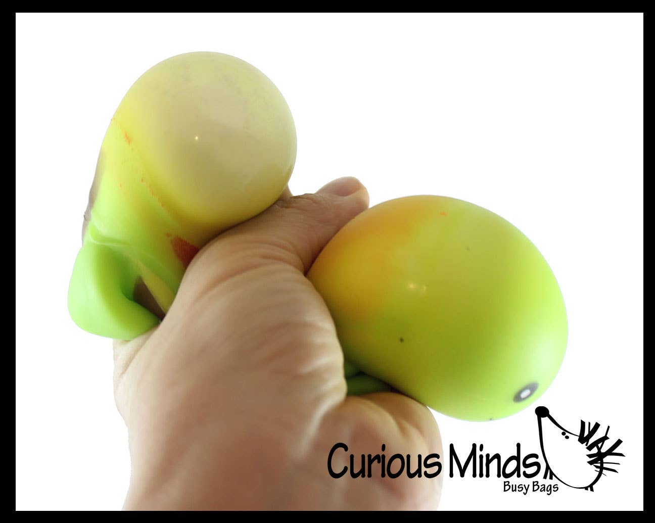 Curious Minds Toys - Vente Jouet mou – enfant et bébé - 1 garniture molle pour chien Turtle Burger Squishy Squeeze Stress Ball5