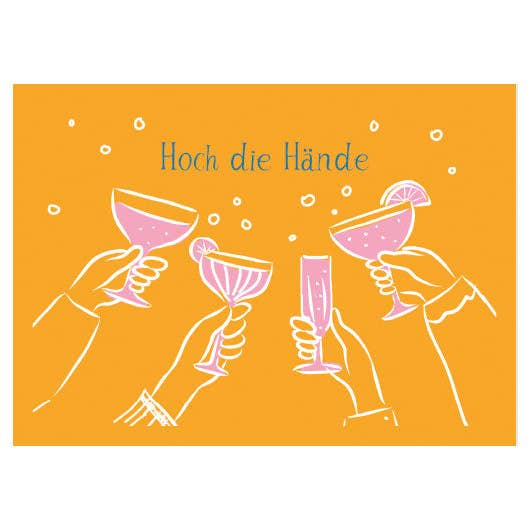 Upp med händerna | Vykort | Humor för wholesale av Hey!Cards GmbH & Co. KG