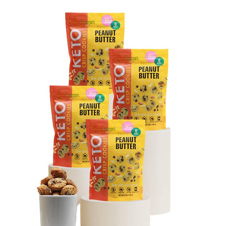 Too Good Gourmet - Wholesale Cookie - Keto Mini Cookies - Choco Chip, Bday, Peanut Butter, Lemon
