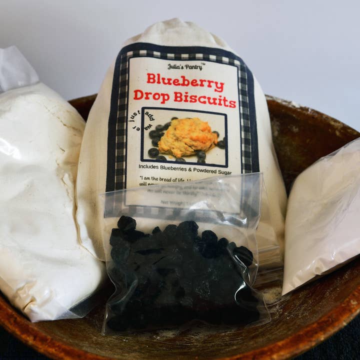 Julia's Southern Foods, LLC - Wholesale Biscuit Mix - Southern Drop Biscuits, Blueberry