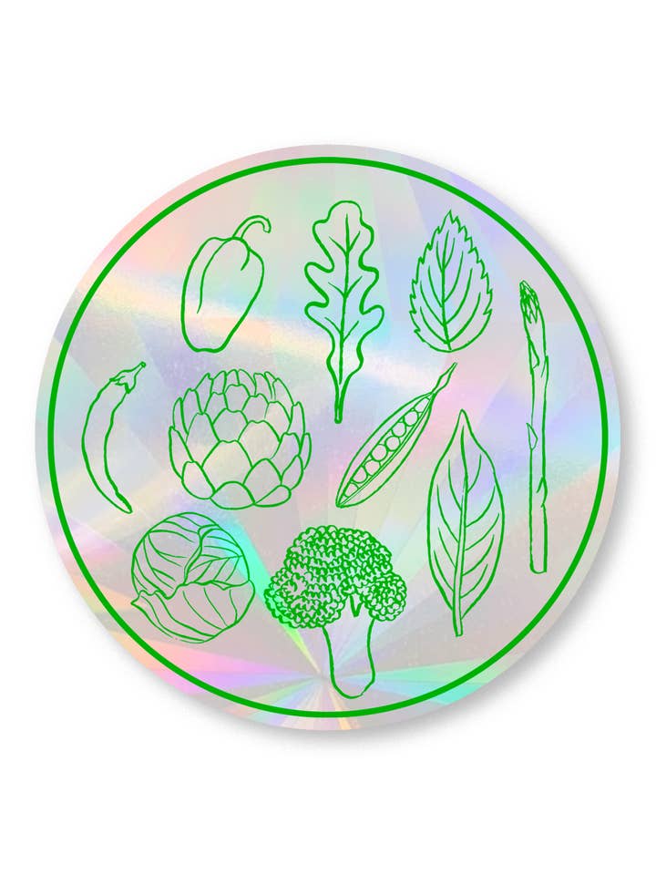 Veggies Sun Catcher Rainbow Maker Mærkat for engroshandel hos Bon Femmes