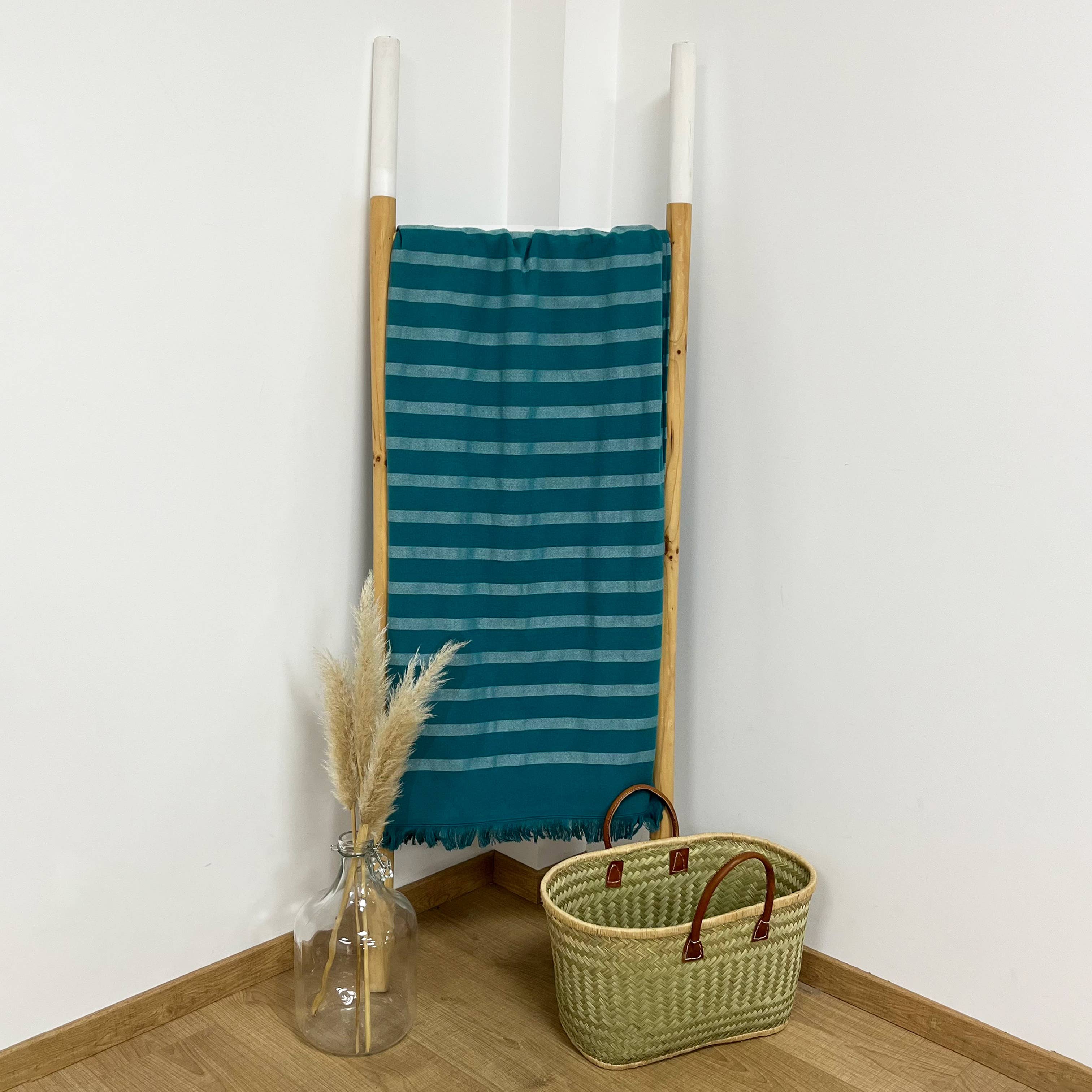 Le comptoir de la plage – Toalha de praia por atacado – Toalha Alanya em algodão forrada com esponja 90x160 ou 140x18016