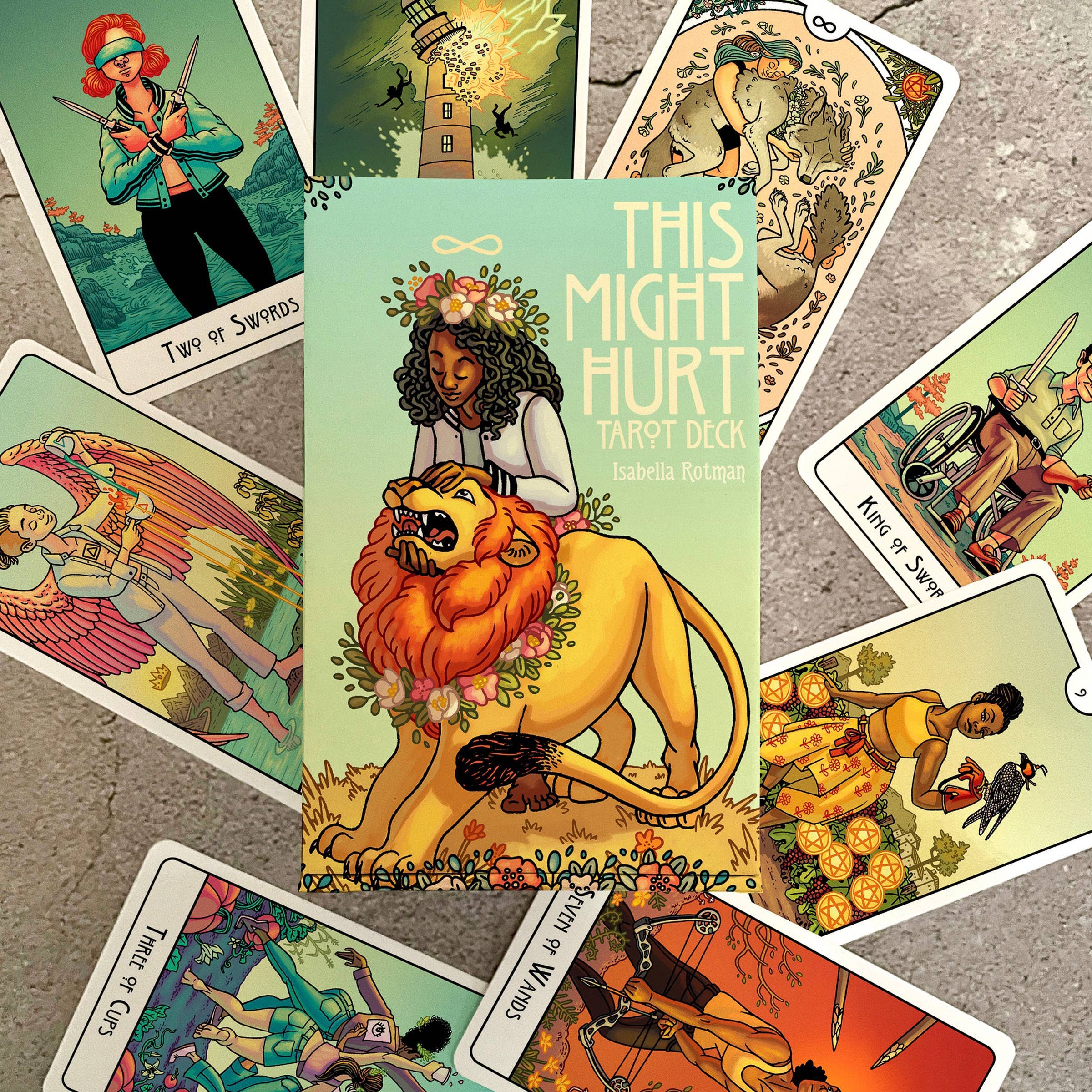 Hachette Book Group - Wholesale Tarot Cards - This Might Hurt Tarot Deck by Isabella Rotman4