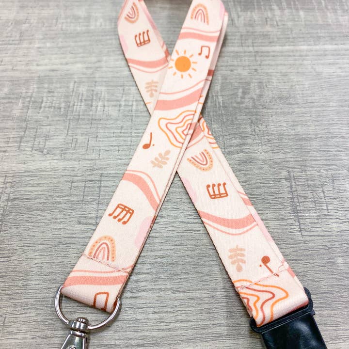 Musik Boho Schlüsselband für den Großhandel von Musically Minted