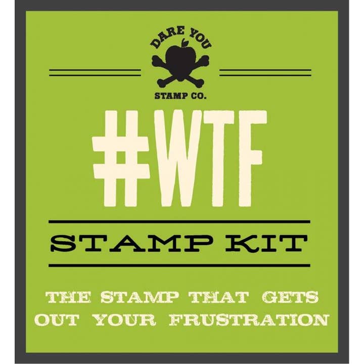 Kit de timbres #WTF pour la vente par Microcosm Publishing & Distribution