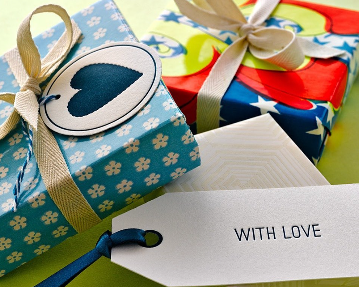 Yozo Studio - Wholesale Flat Wrap - Mod Neon Patriotic Plume Patten Vintage Paper1