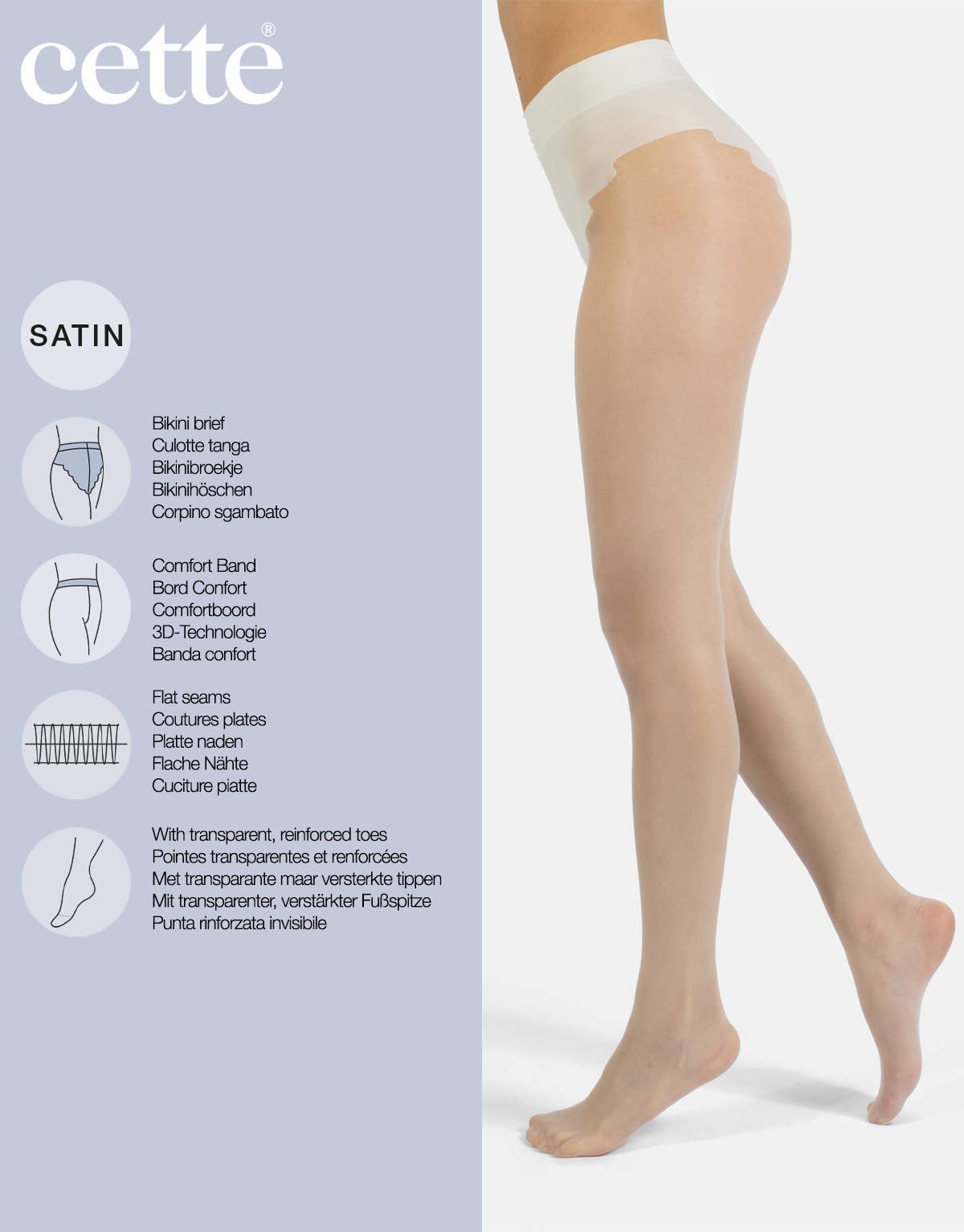 Cette – wholesale Tights - Dam – Genomskinliga strumpbyxor 20 DEN, Bari11
