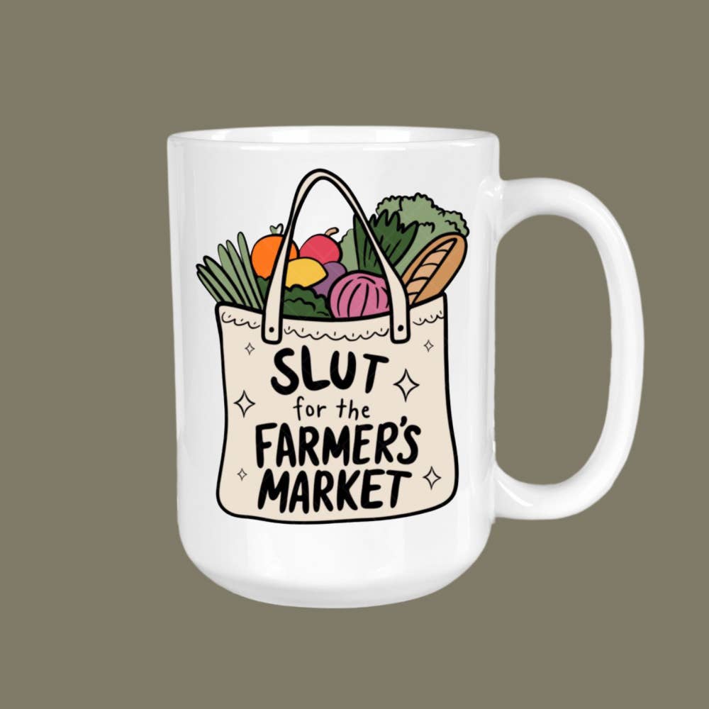 GirlySips - Wholesale Coffee Mug - Farmers Market, Summer, Coffee Mug