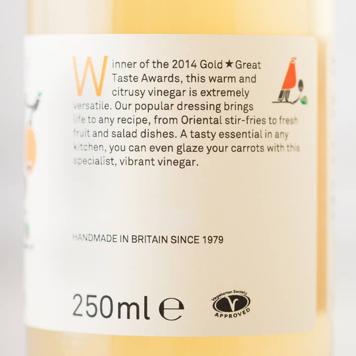 Womersley Foods - Wholesale Vinegar - Orange & Mace Vinegar / Orange & Mace Vinegar Salad Dressing5