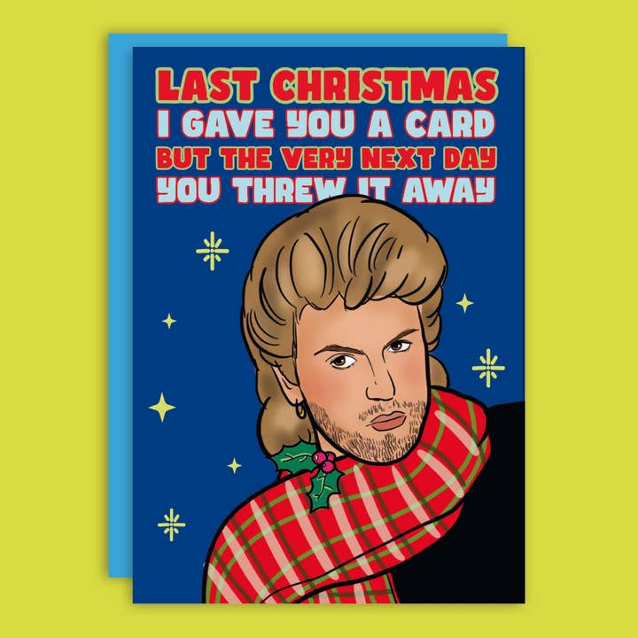 Studio Soph (We Pay Your Import Fees - We Ship DDP) - Wholesale Christmas Card - Last Christmas I Gave You A Card Greeting Card 2