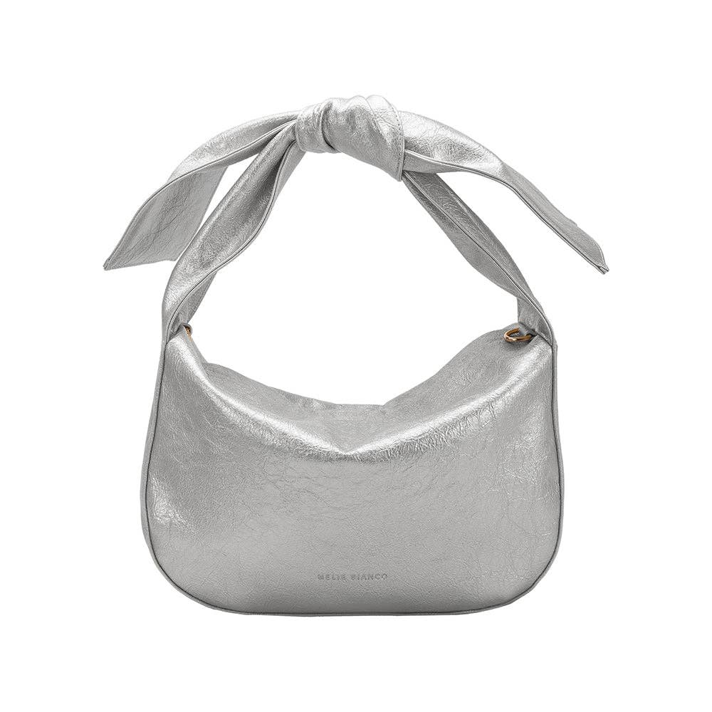 Melie Bianco - Wholesale Crossbody Bag - Women's - Marni Silver Recycled Vegan Crossbody Bag2