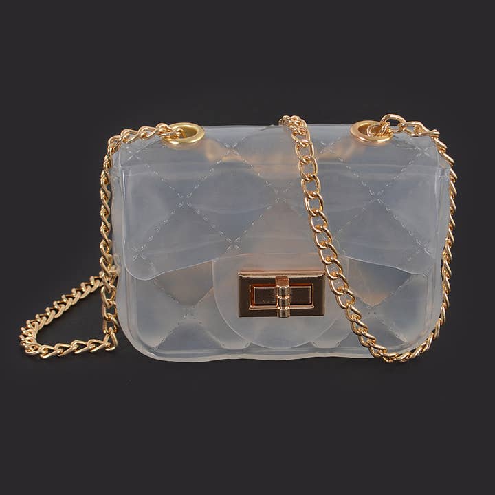 3AM BY H&D ACCESSORIES - Wholesale Clutch - Dames - Shine Jelly mini clutch met schouderketting5