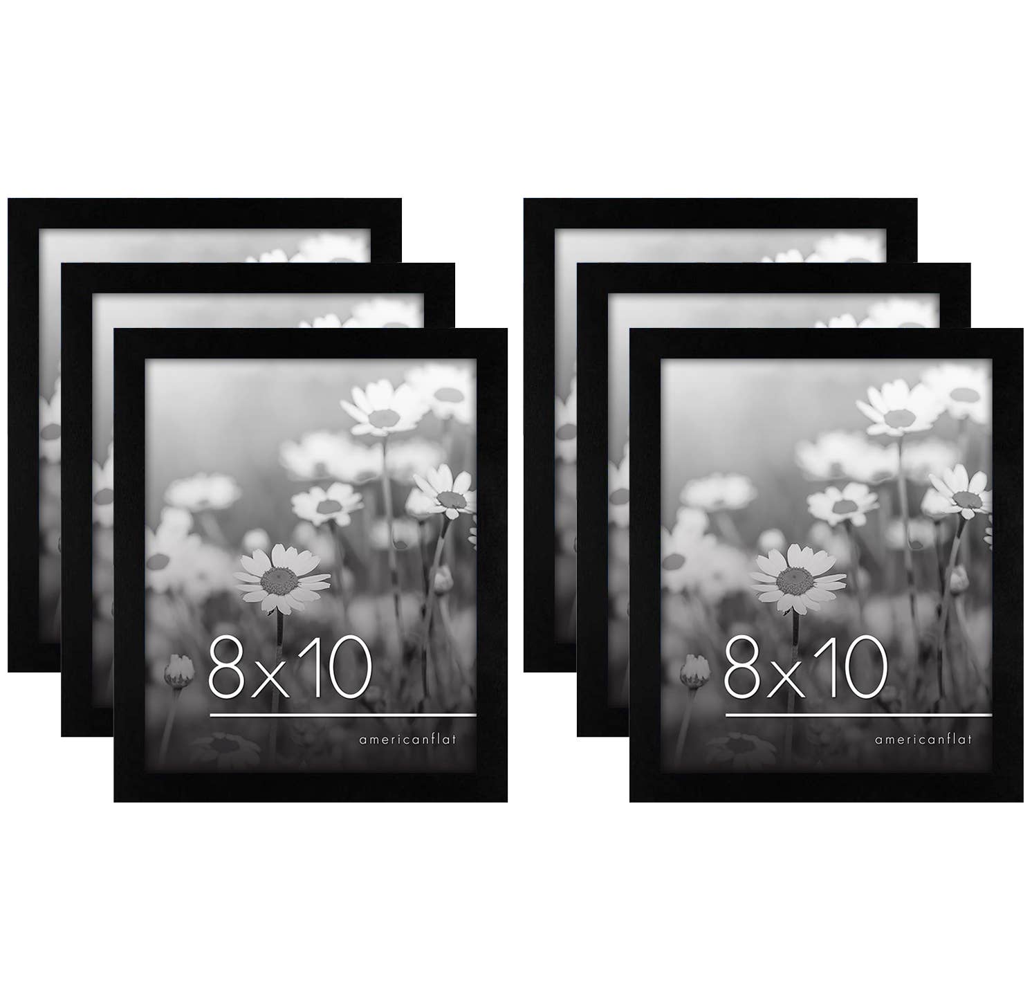 Black Americanflat Gallery Wall Frame Set - Set of 6 & 12 for wholesale on Faire0