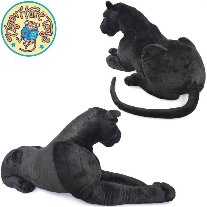 VIAHART Toy Co. - Wholesale Stuffed/Plush Toy - Kids & Baby - Pana The Black Panther | 42 Inch Stuffed Animal Plush