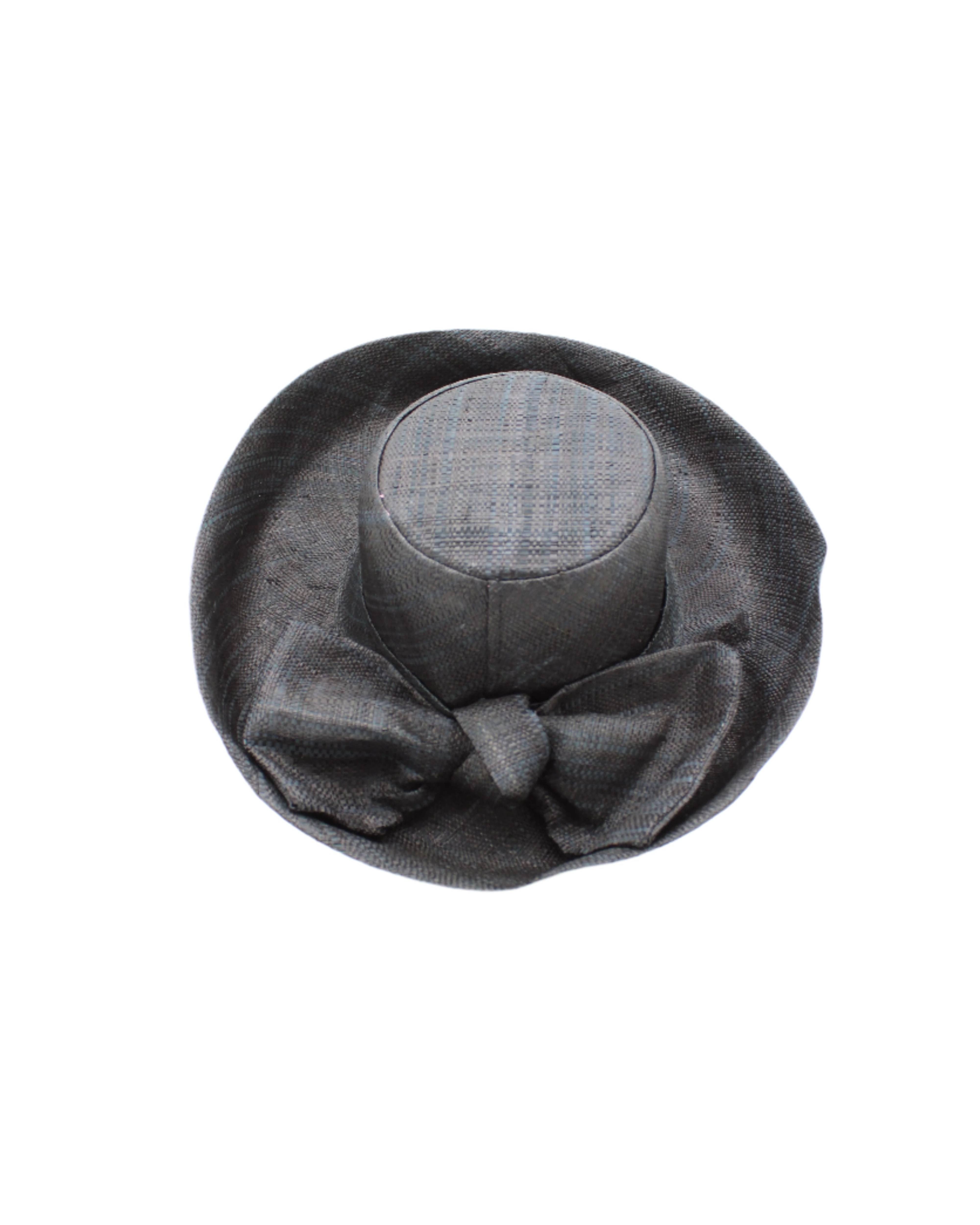 Shebobo - Vendita all'ingrosso Cappello di paglia - Donna - Cappelli di paglia Shebobo con tesa larga da 12,7 e 17,8 cm e grande fiocco tinta unita11