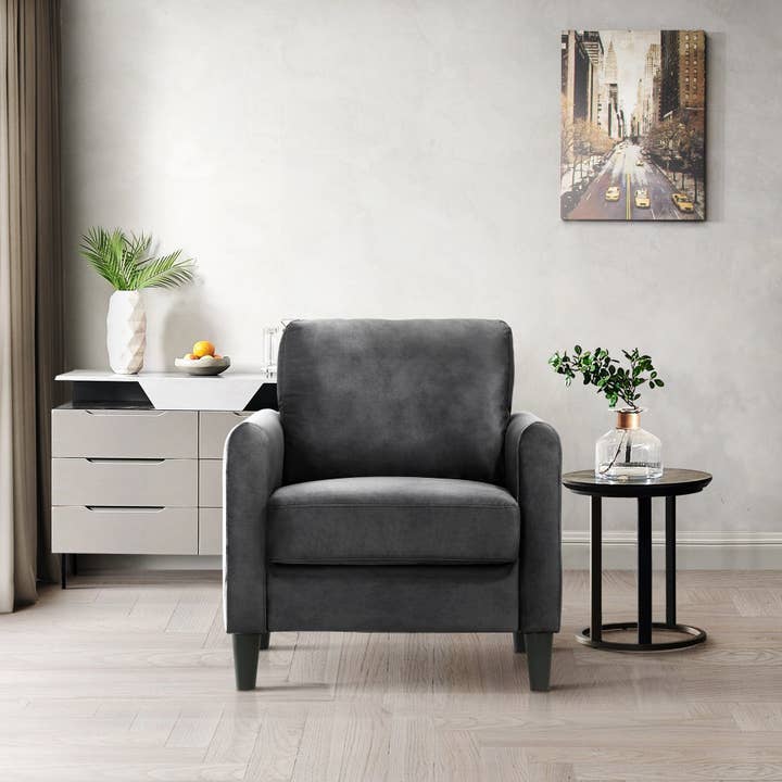 Home Design Airell Velvet Armchair for wholesale by Home Design