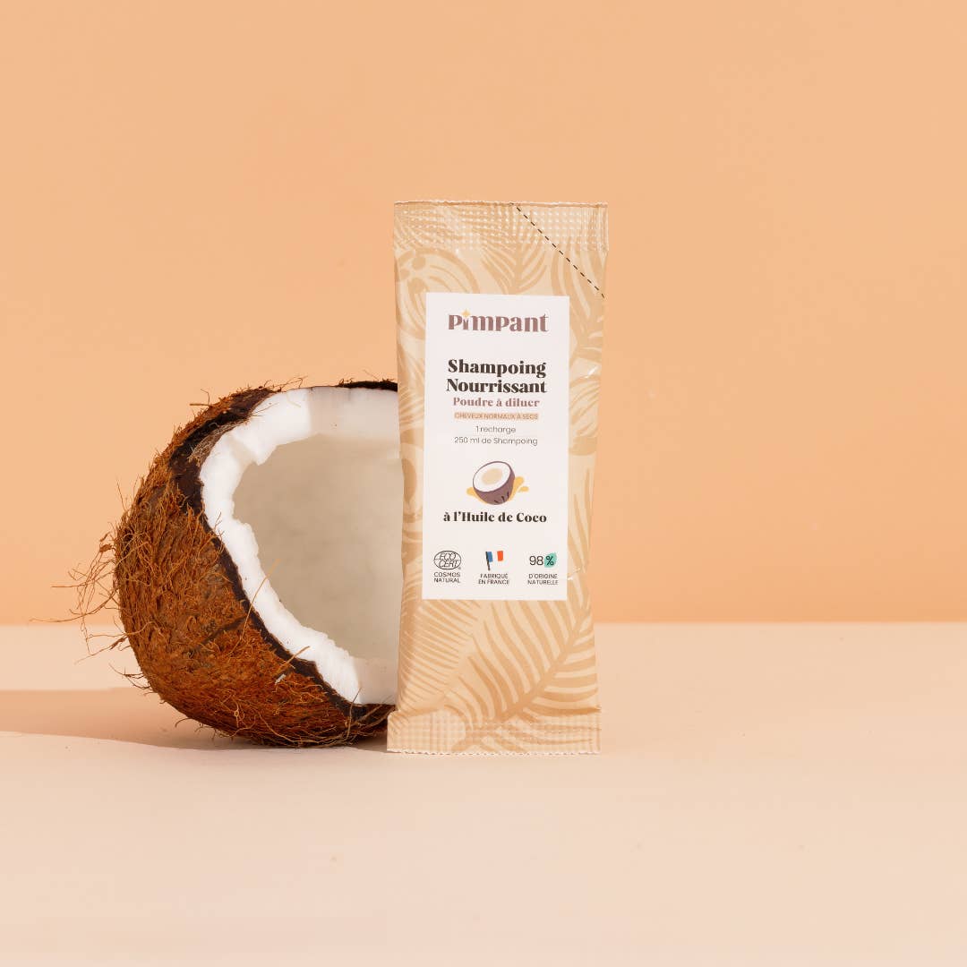PIMPANT - Vente Disques de shampoing/shampoings solides - Shampoing Nourrissant en Poudre à Diluer