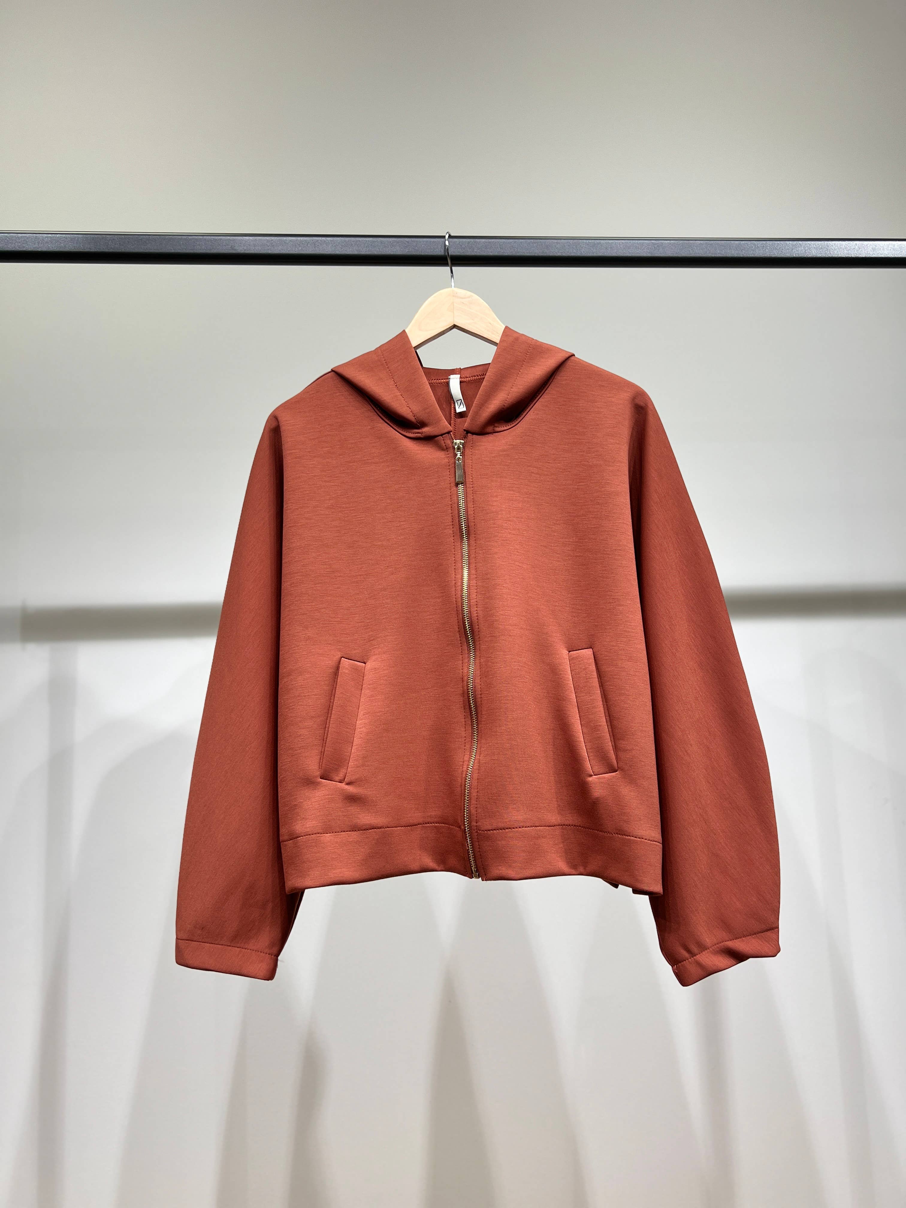 L'Emotion - Vente Sweat à capuche – femme - Sweat à Capuche Zippé Chiné Stretch Poches à Découdre13