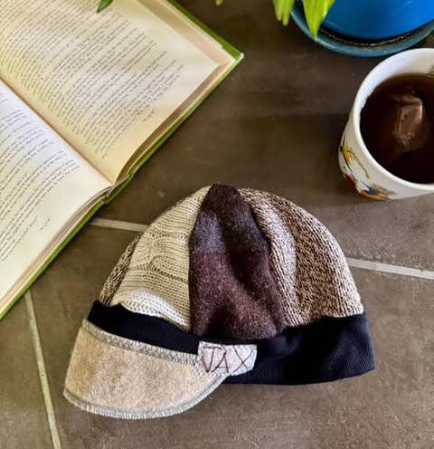 Jax Upcycled – Gorro - Unissexo por atacado – Escolha o Boné Newsboy de Camisola Reciclada Color Way7