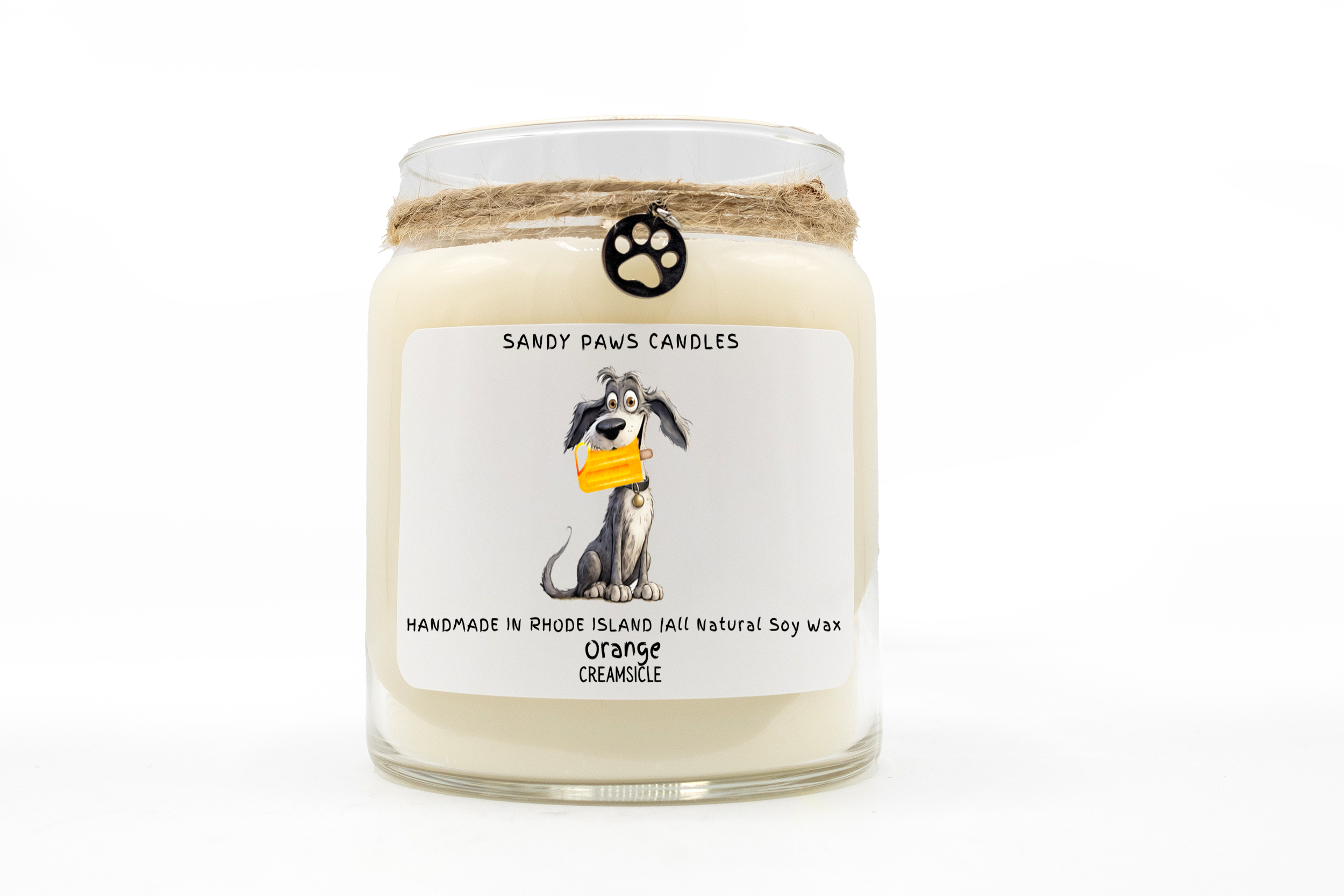 Sandy Paws Candles - Wholesale Jar/Filled Candle - Quirky Dogs - Soy Wax Candles4