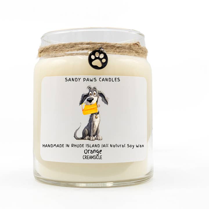 Sandy Paws Candles - Wholesale Jar/Filled Candle - Quirky Dogs - Soy Wax Candles4