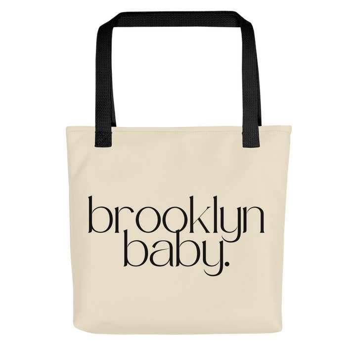brooklyn baby. tote for wholesale by alchemy.