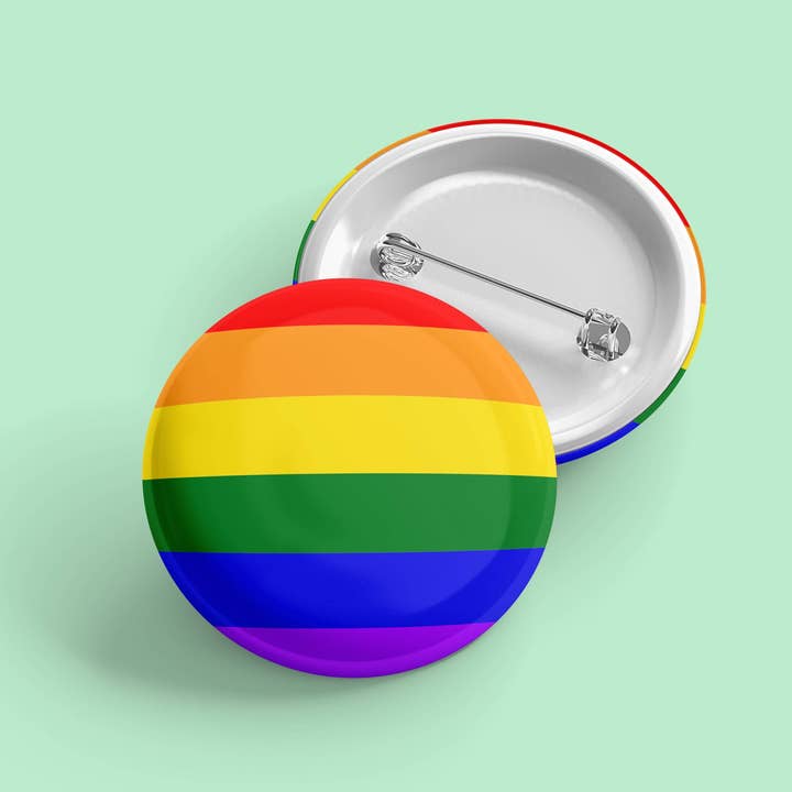 That’s So Andrew - Vendita all'ingrosso Spilla da bavero - Bandiera Gay Pride LGBTQ+ | Pulsante Indietro Or1