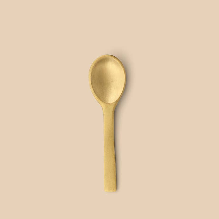 Bazar Bizar Living - Wholesale Kitchen Spoon - The Mini Salt Scoop - Gold - S
