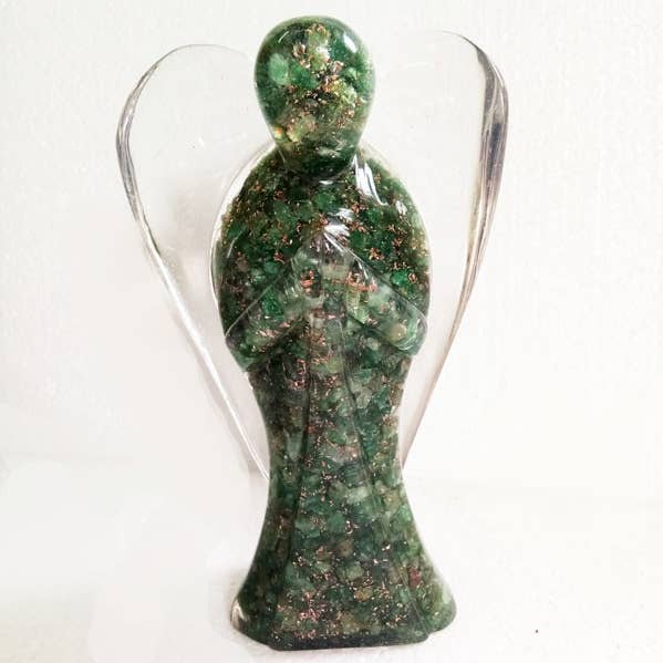 Orgone Angel Figuren - Grüner Aventurin 20cm für den Großhandel von Green Tree