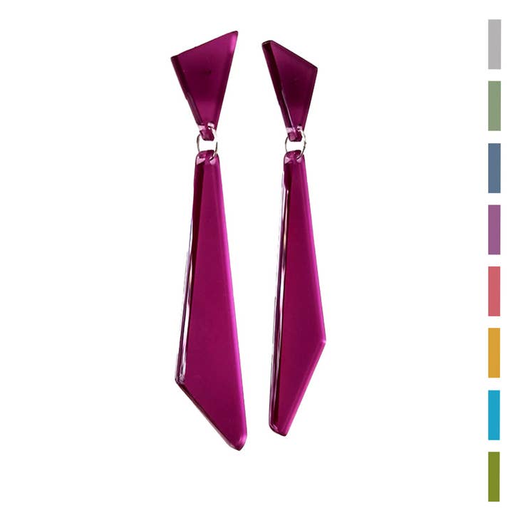 ARKANSAS NF acrylic earrings SECRET GARDEN line for wholesale by ALEX+SVET