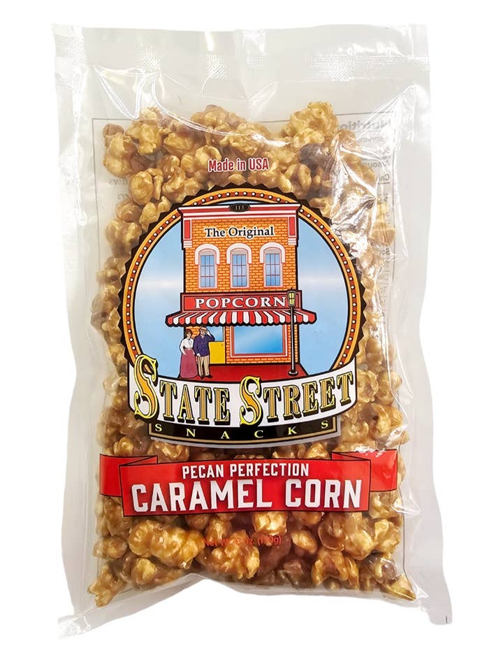 State Street Pecan Perfection Caramel Corn Open Stock for wholesale by State Street Snacks