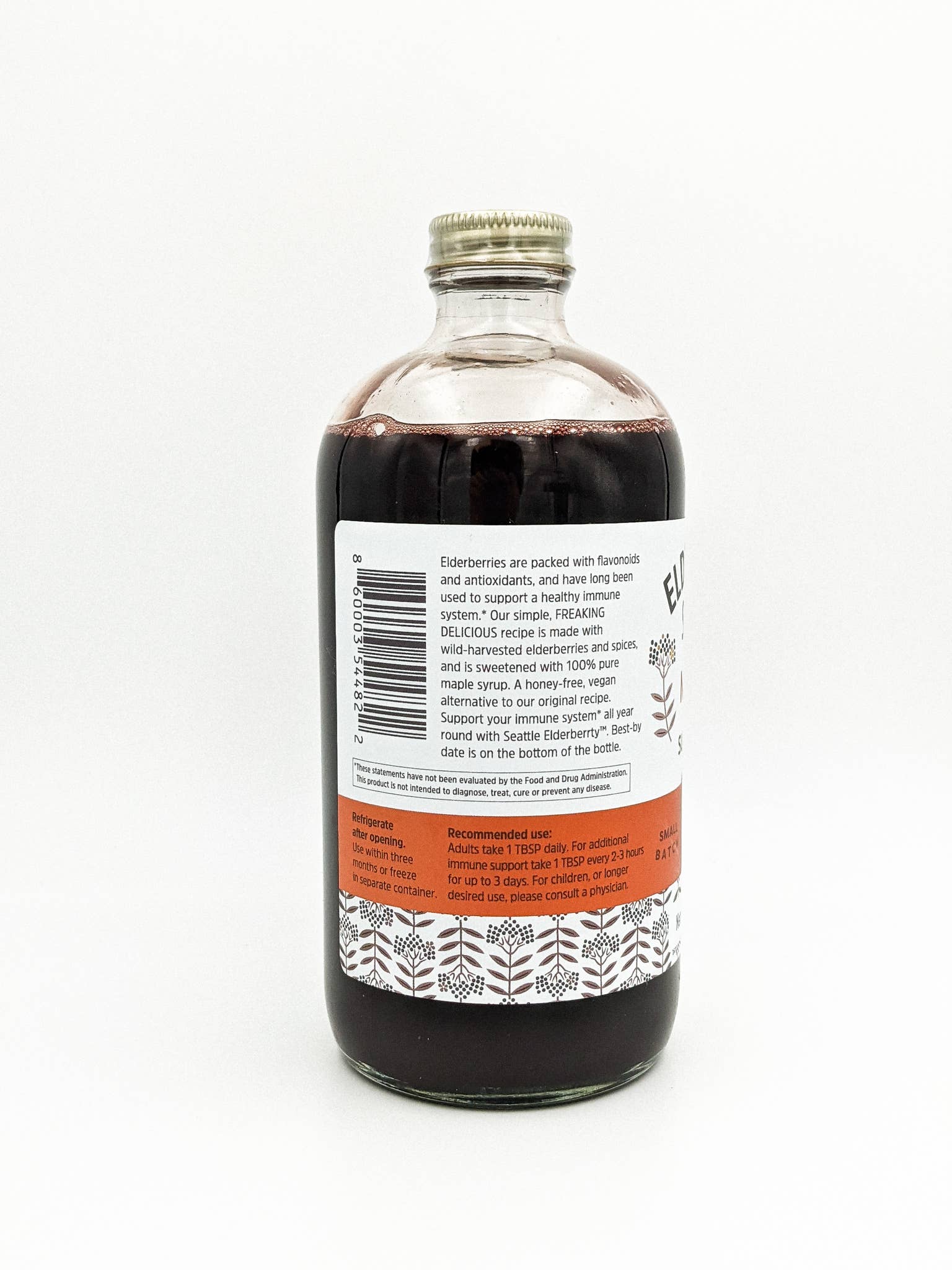 Seattle Elderberry - Wholesale Oral Supplement/Vitamin - Organic Elderberry Syrup with Maple6